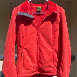 Koppen plush fleece lined zip up‎ womens jacket size medium